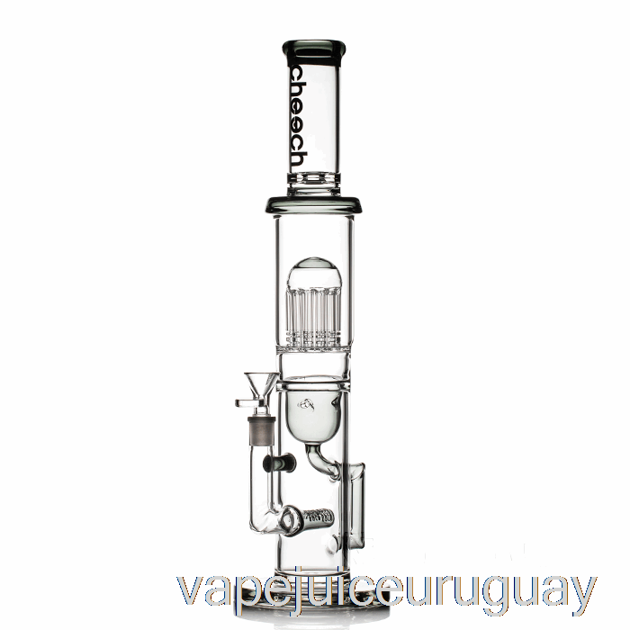 Reciclador De árboles De Vidrio Cheech Big Rig Bong Vape Negro Uruguay